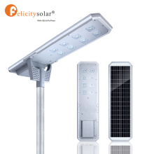 D1 Series 60W Economic all in one solar street light with microwave sensor for road lighting